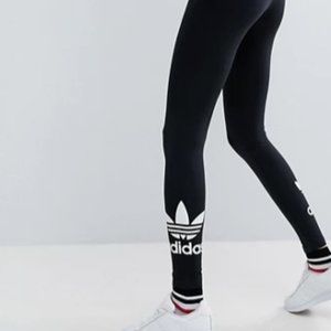 Adidas Leggings with Trefoil Logo